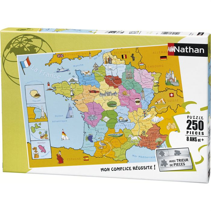 Puzzle carte de france 1000 pieces