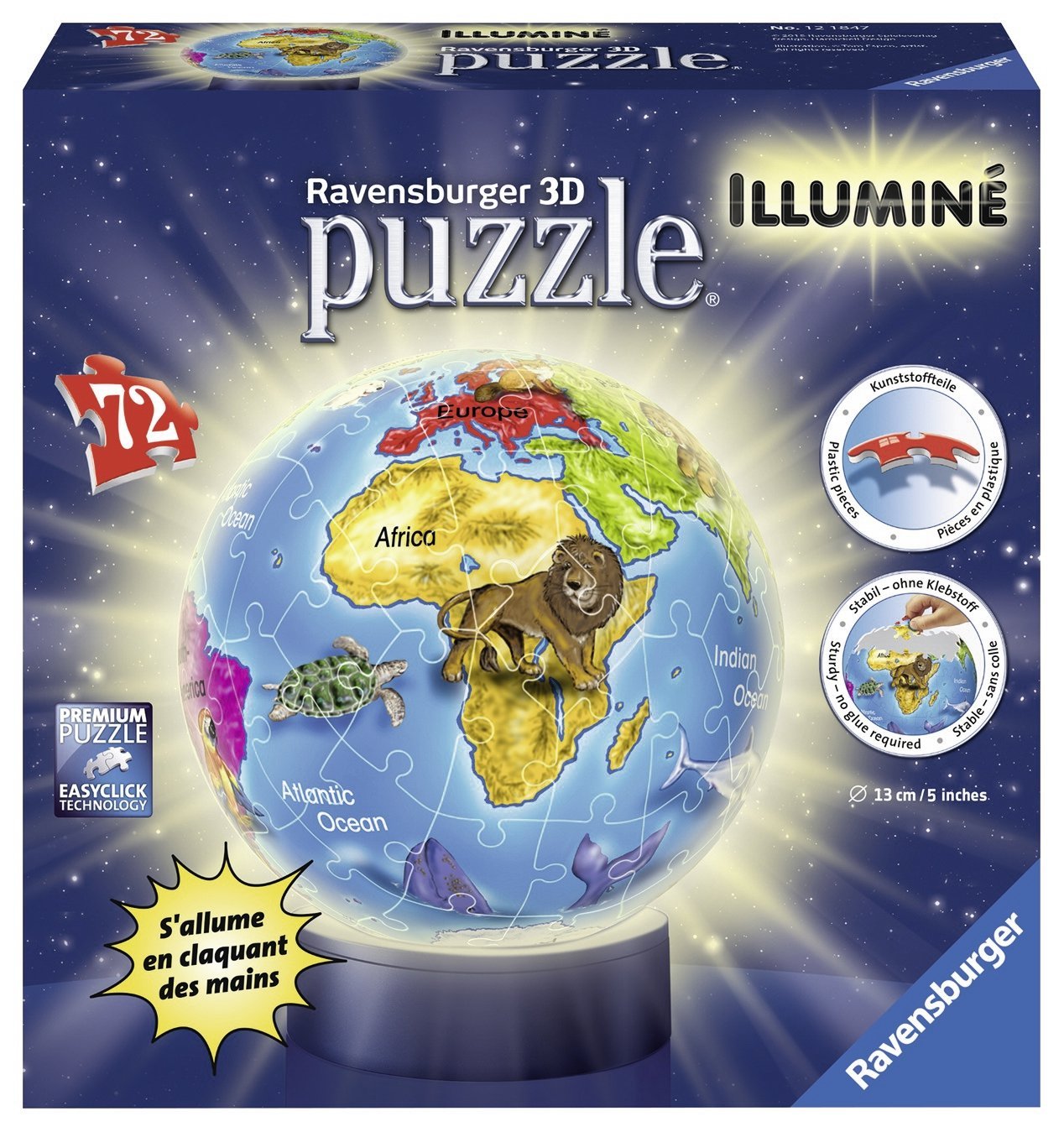 Puzzle 3d monde