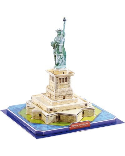 Statue de la liberte puzzle 3d lumineux