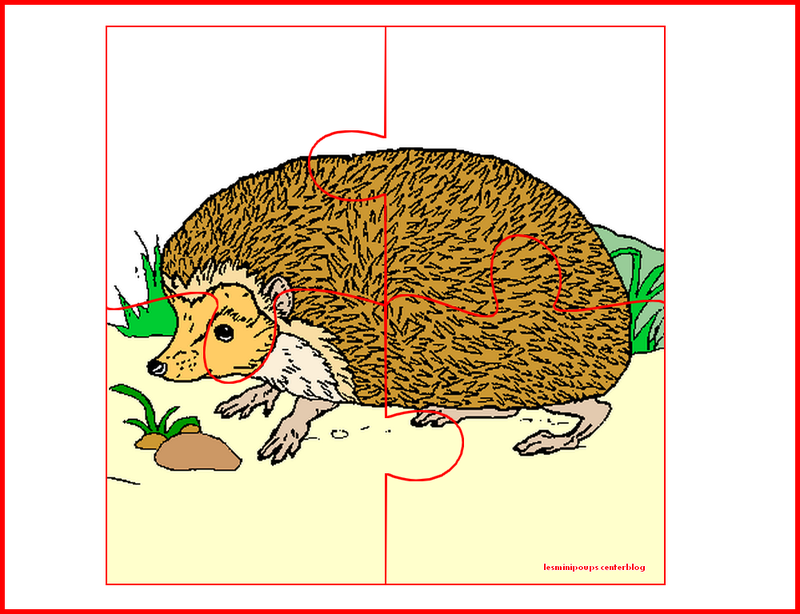 Puzzle herisson