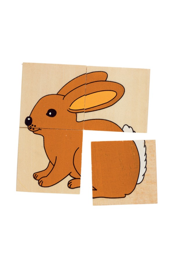 Puzzle bois 4 pieces