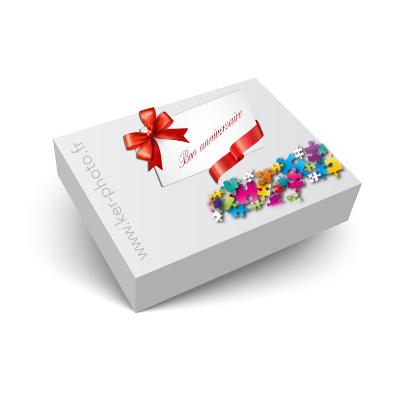 Photo box puzzle personnalisé