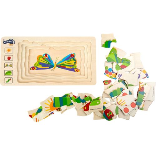 Puzzle la chenille qui fait des trous