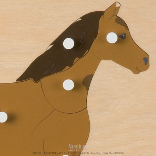 Puzzle cheval montessori