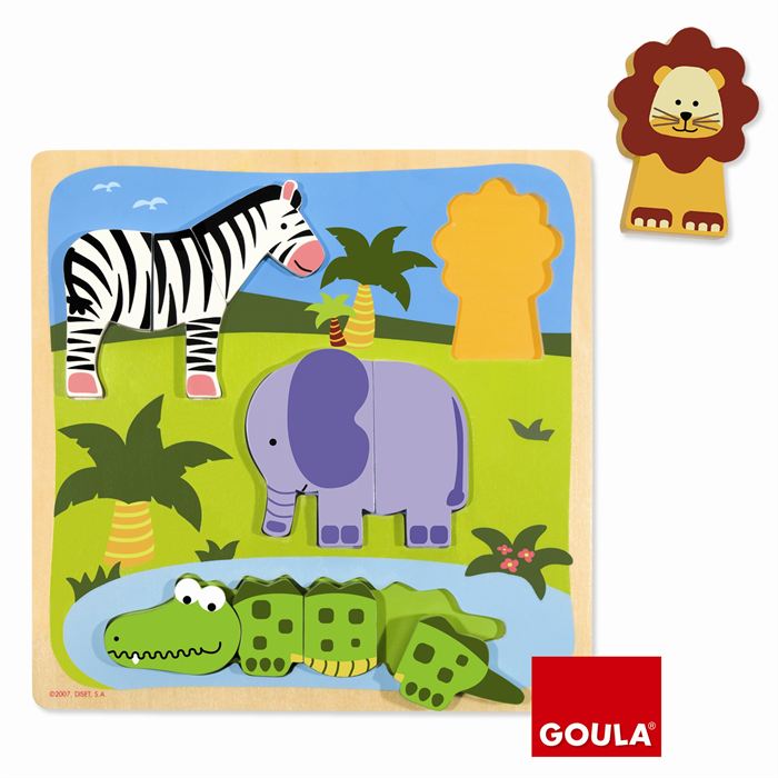 Jeux de puzzle animaux