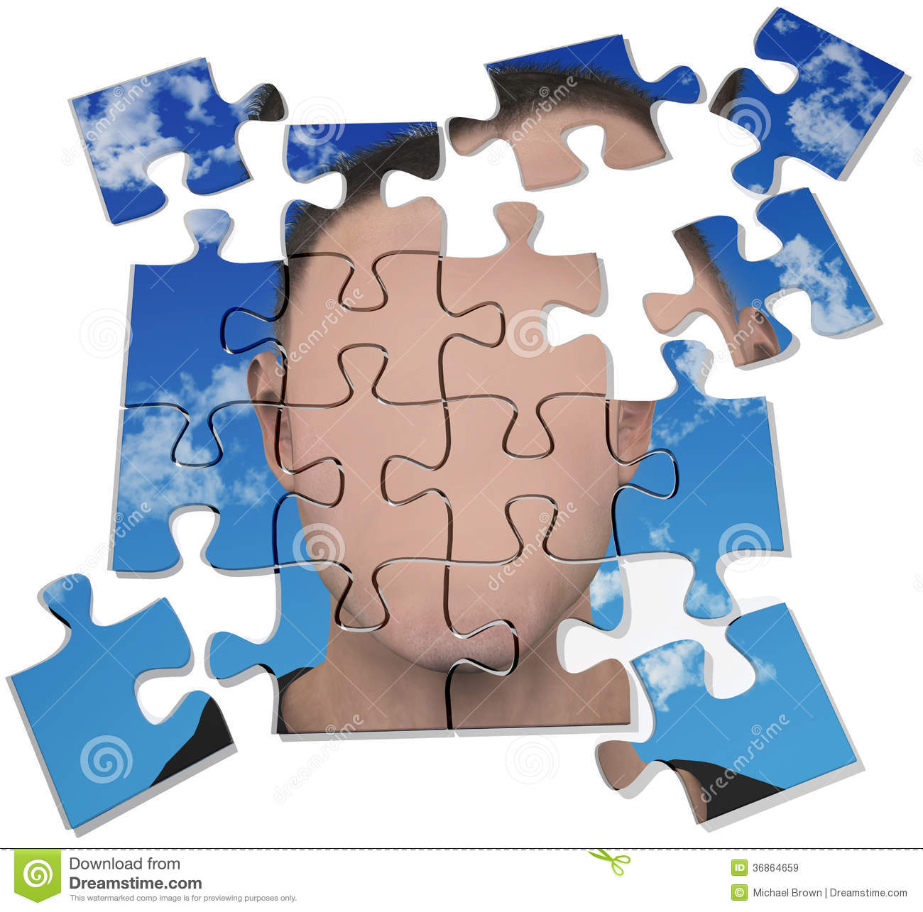 Visage puzzle