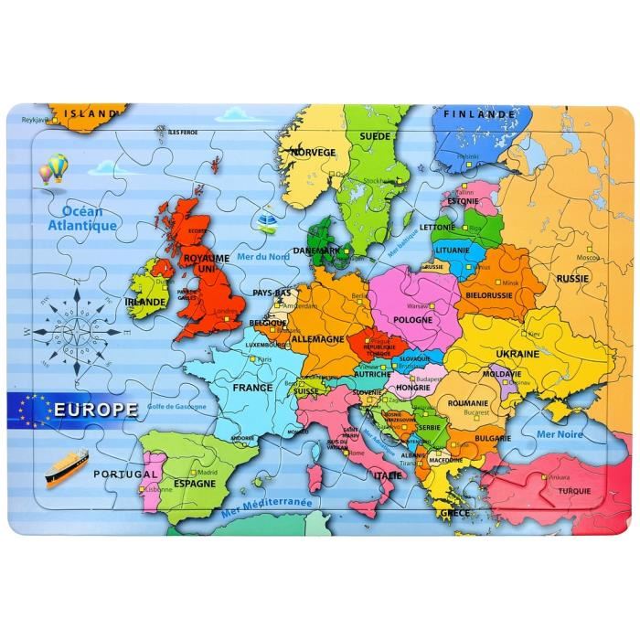 Puzzle pays d europe