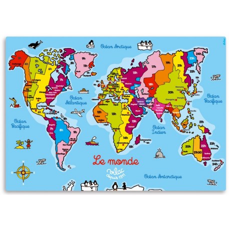 Puzzle le monde