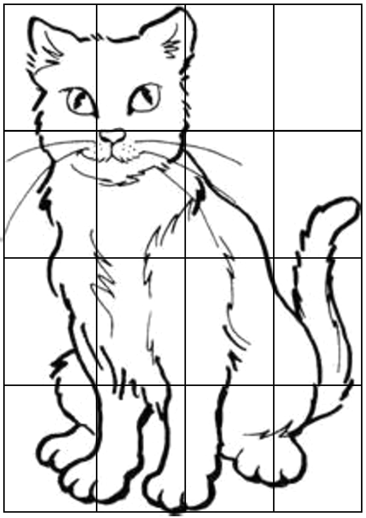 Puzzle a colorier