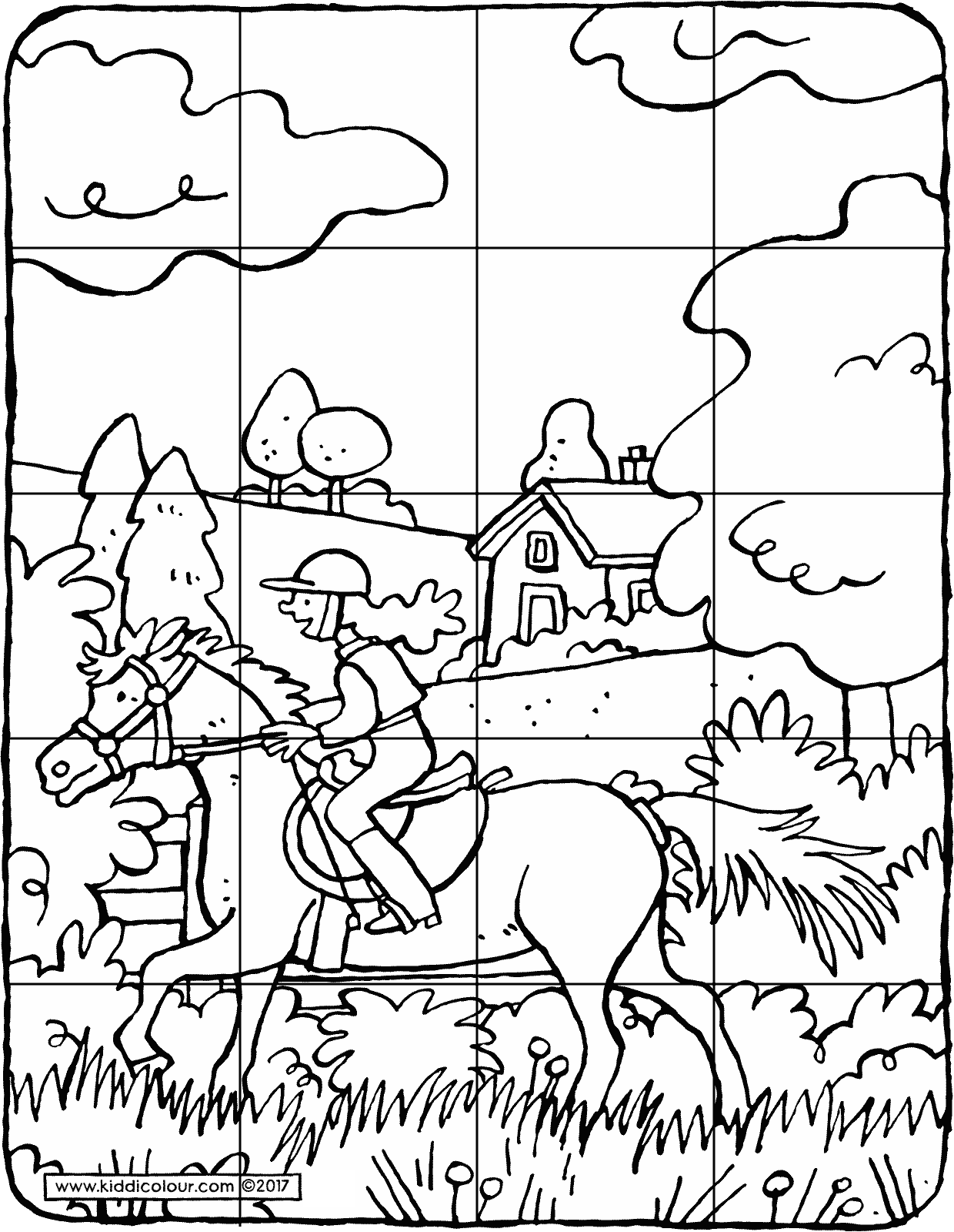 Puzzle à colorier