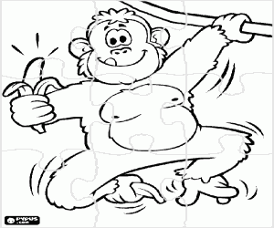 Coloriage puzzle à imprimer