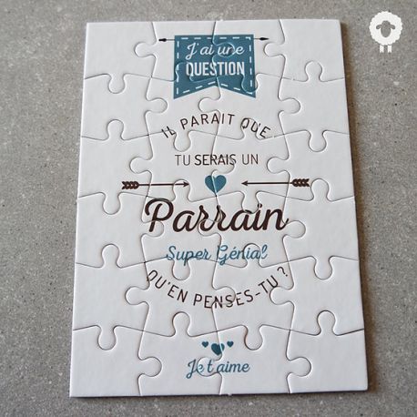 Puzzle demande parrain