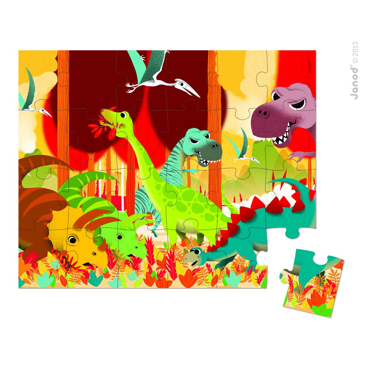 Puzzle dinosaure 5 ans