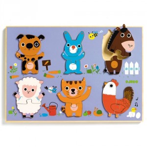Puzzle en bois bebe