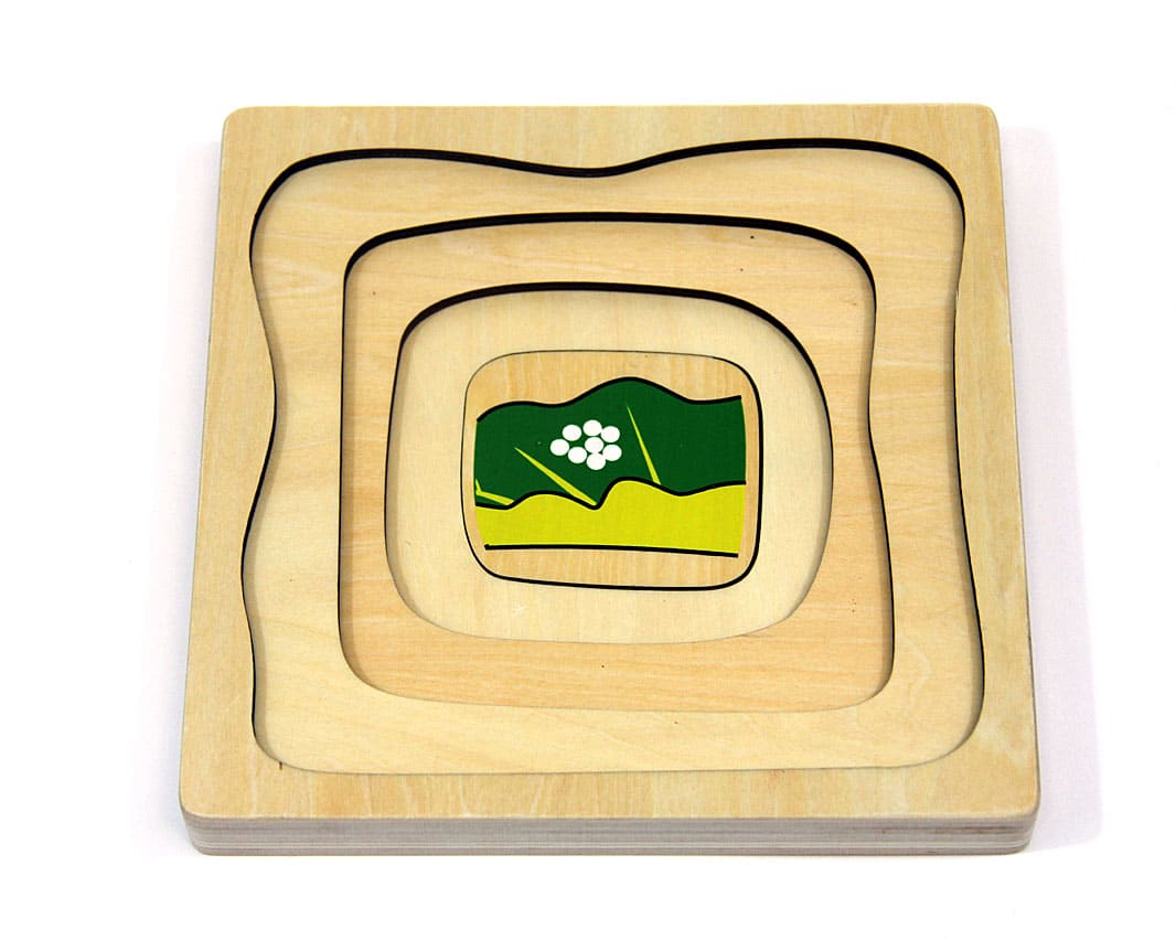 Puzzle papillon montessori