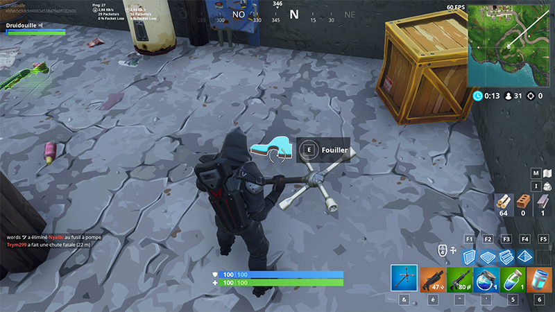 Fortnite trouver des pieces de puzzle