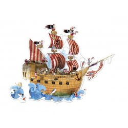 Puzzle djeco bateau pirate
