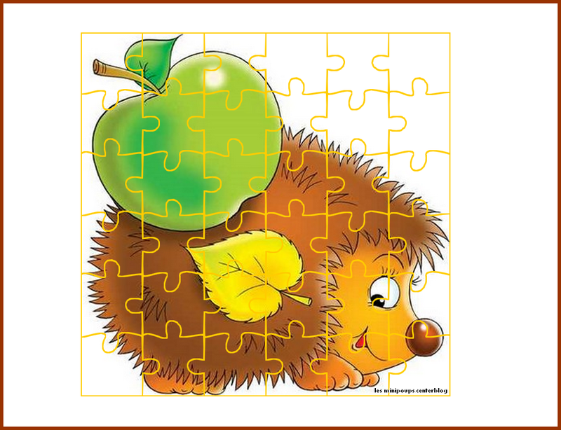 Puzzle herisson
