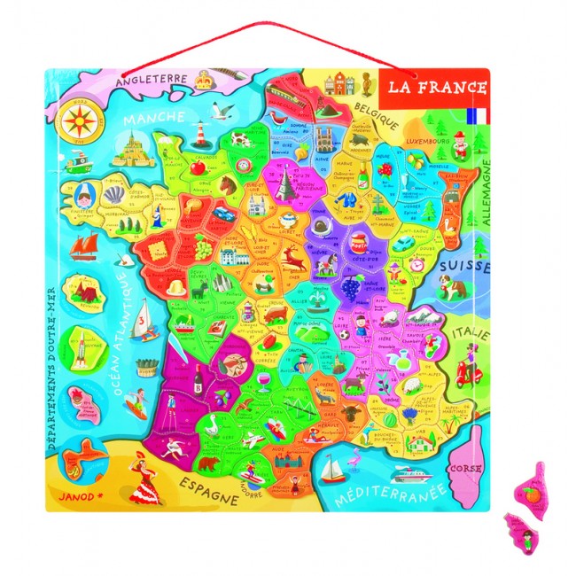 Puzzle magnétique france janod