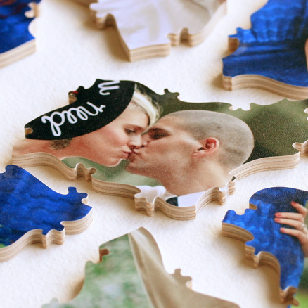 Photo puzzle mariage