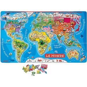 Puzzle carte du monde vilac