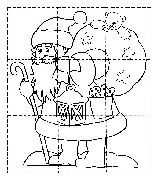 Puzzle pere noel
