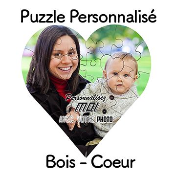 Puzzle bois photo personnalisé