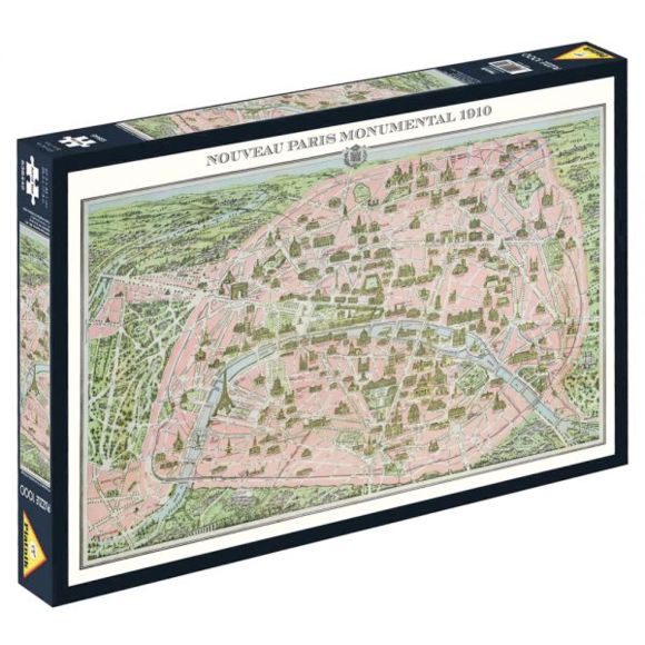 Puzzle plan de paris