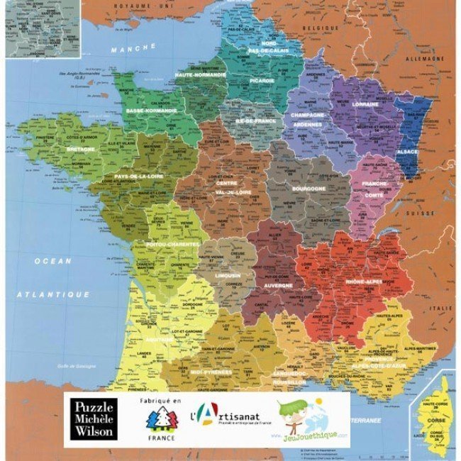 Puzzle departements