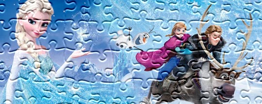 Puzzle de reine des neige