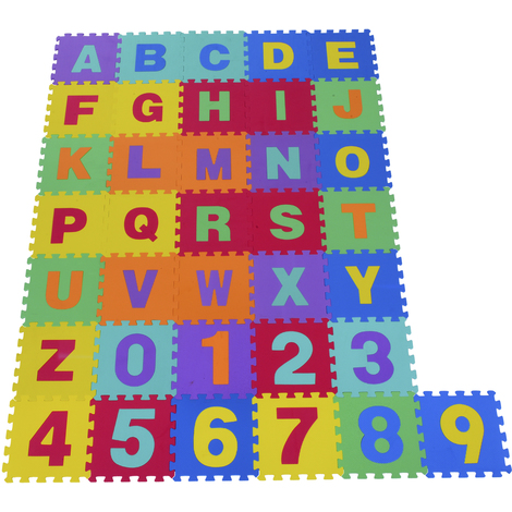 Tapis mousse puzzle alphabet