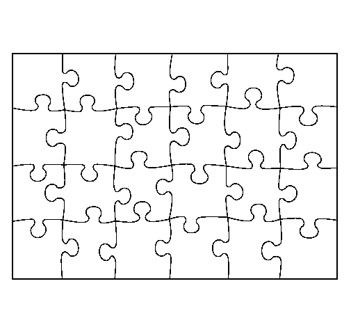 Coloriage puzzle