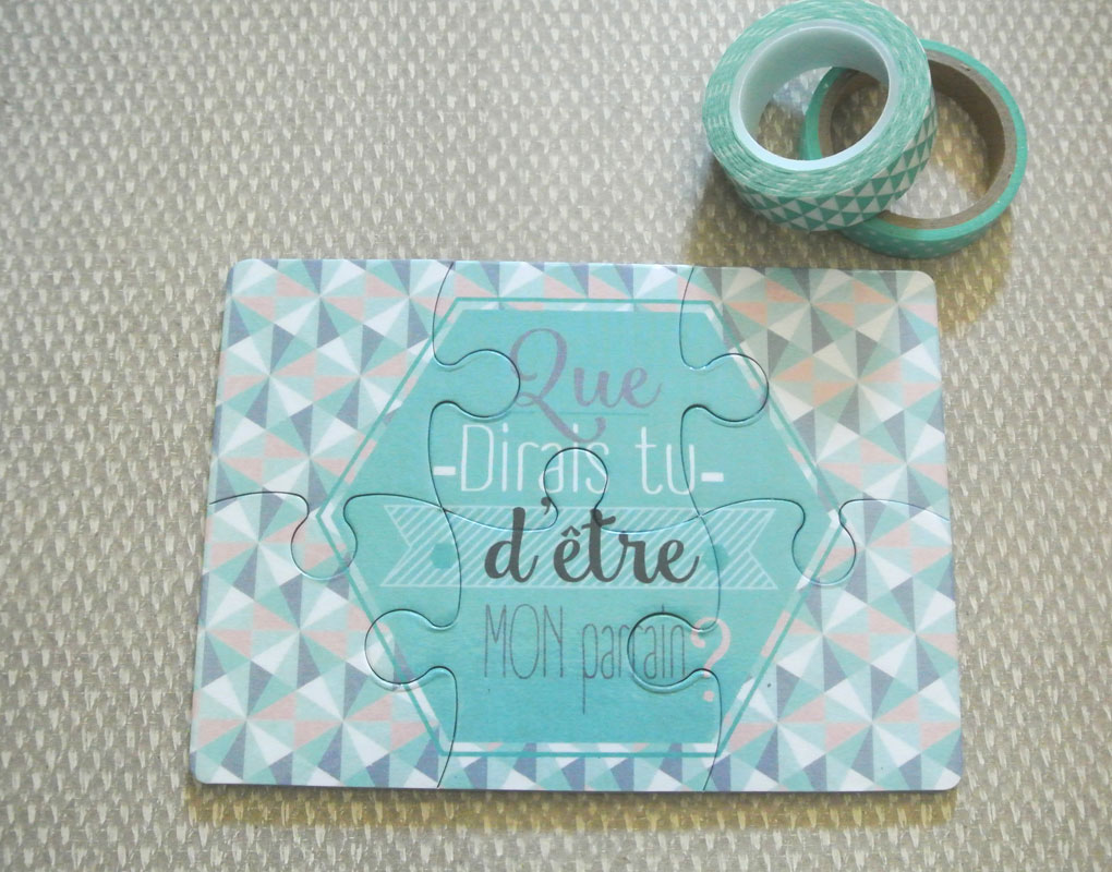 Puzzle demande marraine