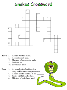 Crossword puzzle kids