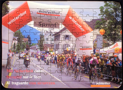 Puzzle tour de france