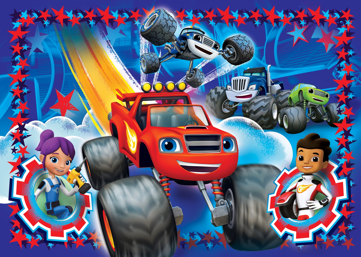 Puzzle blaze et les monster machines