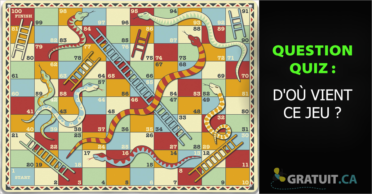 Jeux de société serpent-échelle