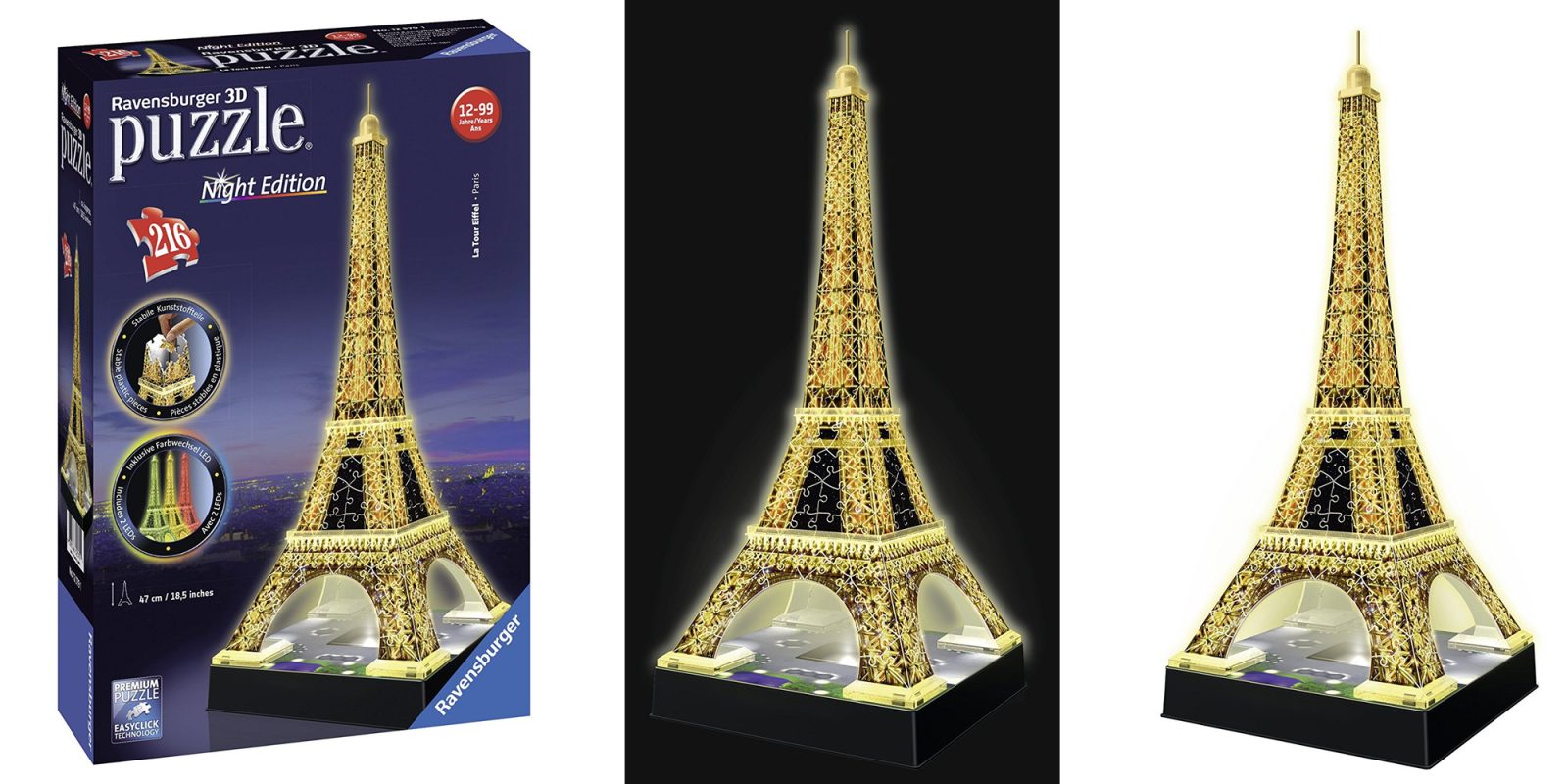 Tour eiffel night edition puzzle