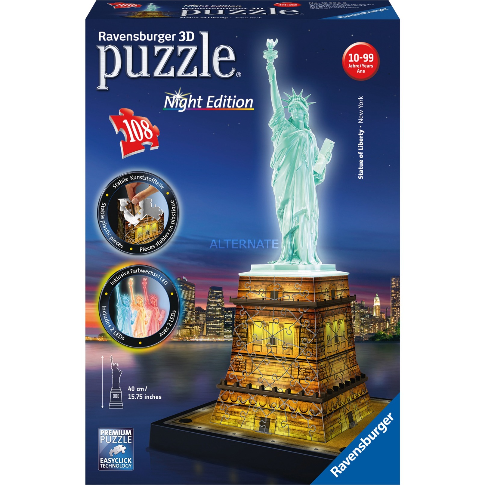 Puzzle 3d statue de la liberté carrefour