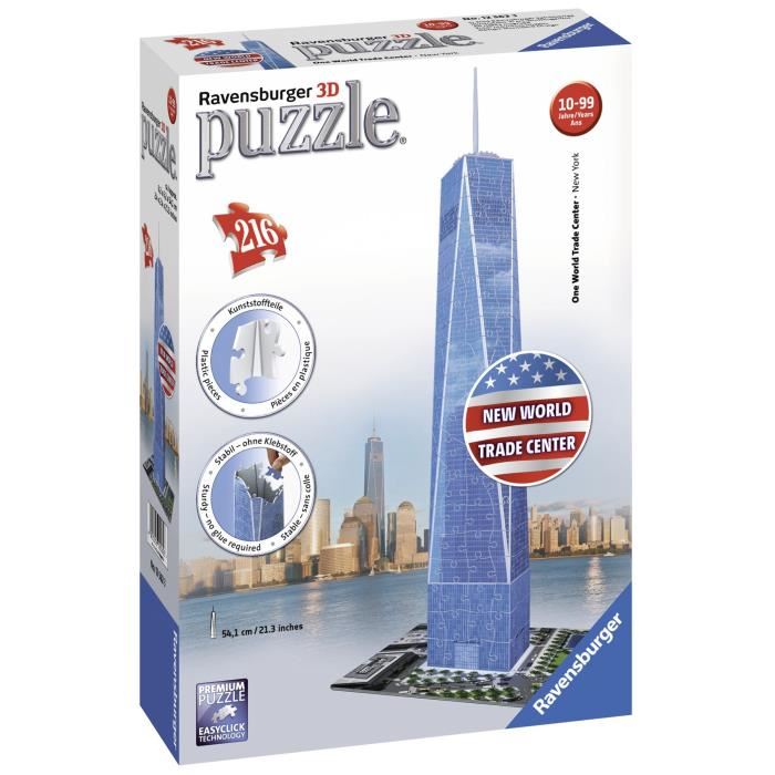 Puzzle monuments du monde 3d