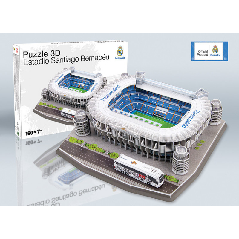 Puzzle 3d santiago bernabeu