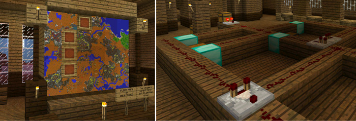 Minecraft puzzle map