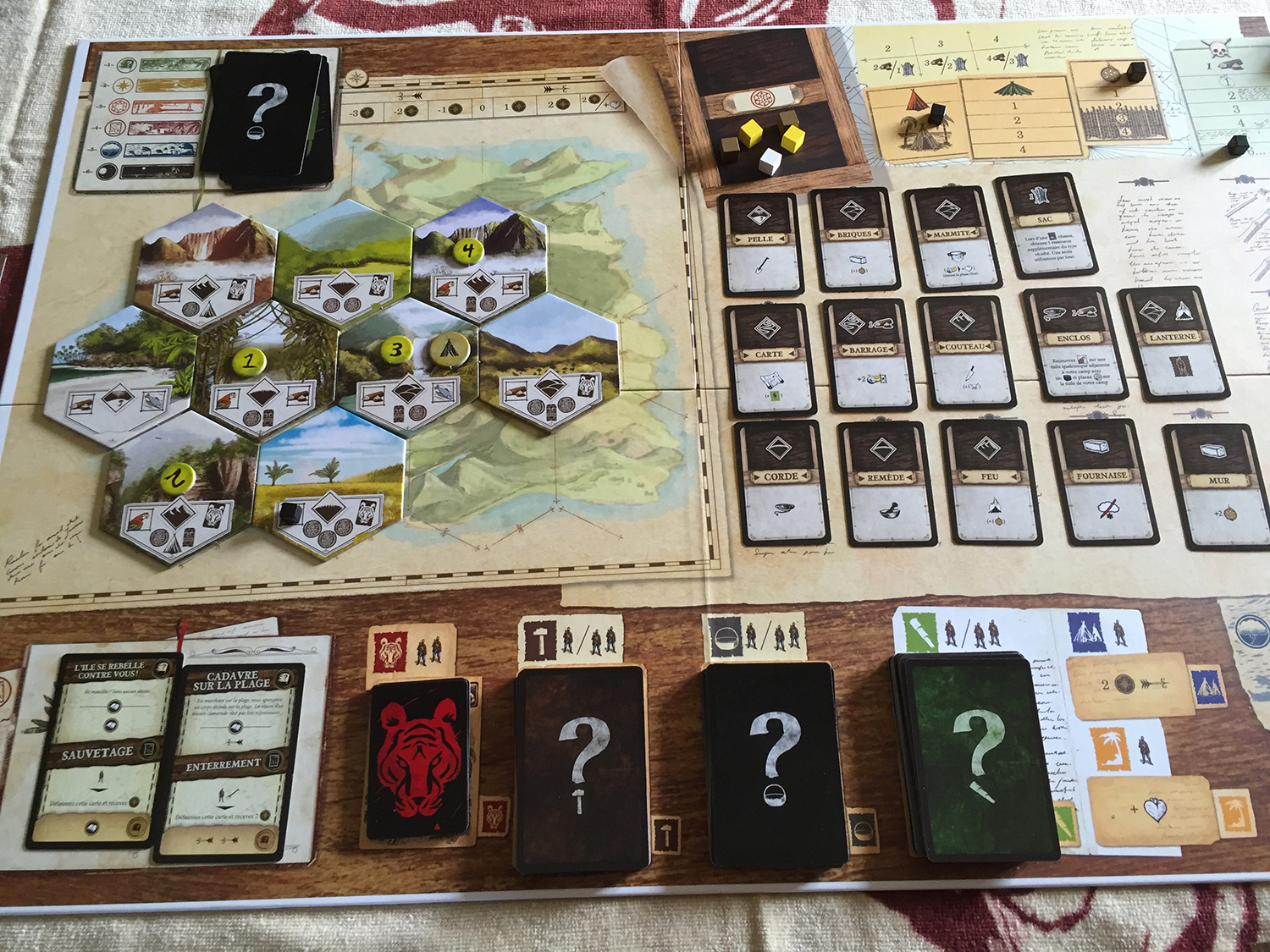 Robinson crusoé jeux de société