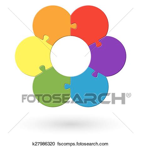 Puzzle rond