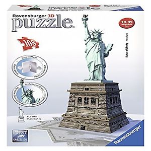 Puzzle 3d ravensburger statue de la liberté