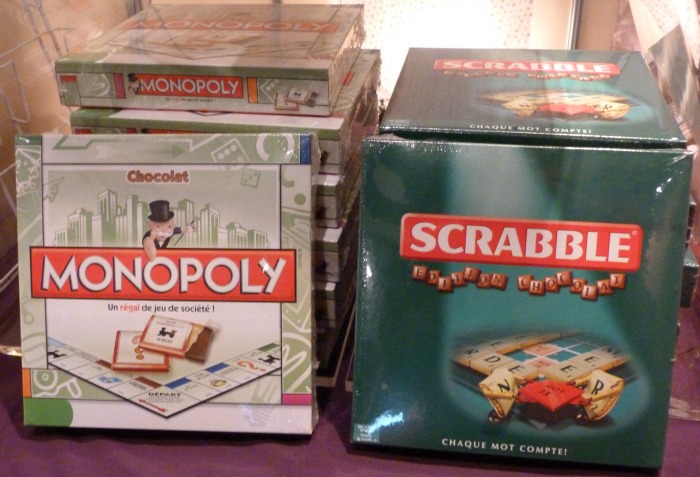 Jeux de société chocolat