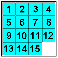 Sliding block puzzle
