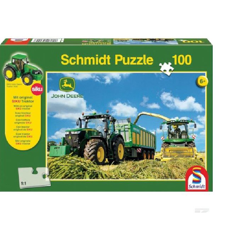 Puzzle tracteur agricole