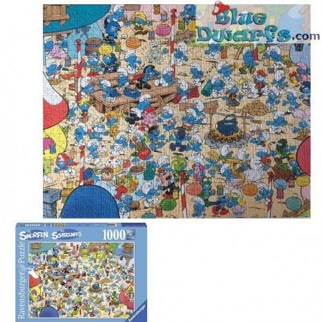 Puzzle schtroumpfs ravensburger