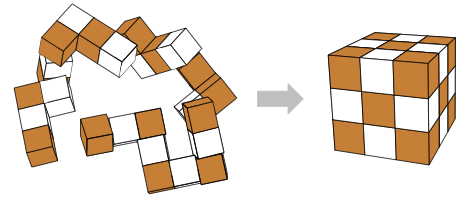 Solve cube puzzle